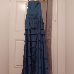 Winter Green Ball gown.